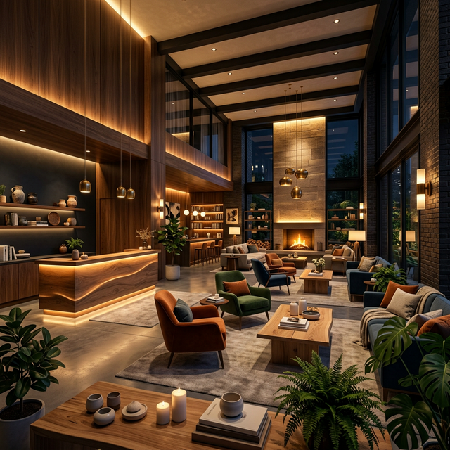 Hostel Lounge Background